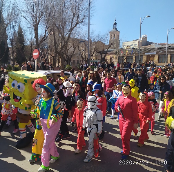Imagen del desfile infantil del Carnaval 2020