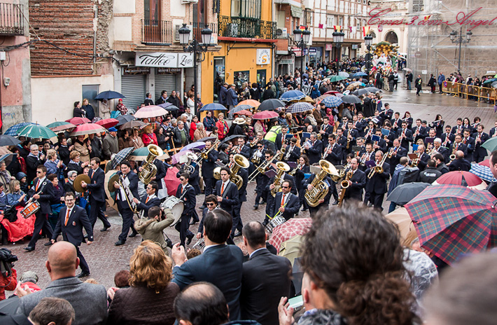 Banda de Msica abriendo el desfile