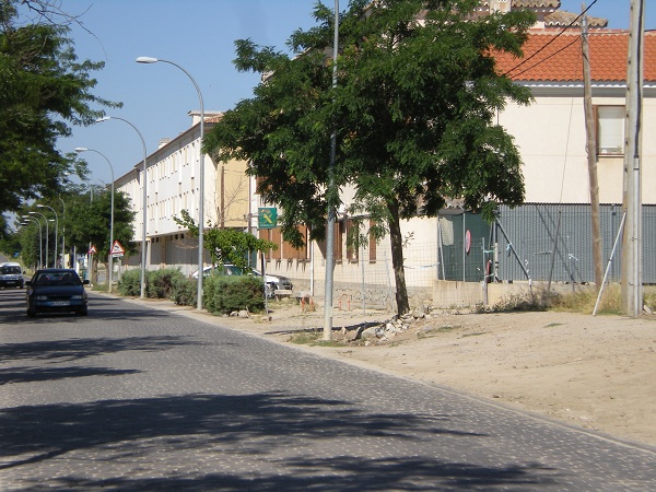 Adecuacin Paseo de las Delicias - Estado de la zona antes de la actuacin.