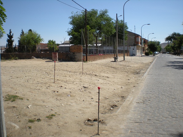 Adecuacin Paseo de las Delicias - Estado de la zona antes de la actuacin.