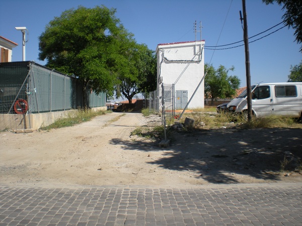 Adecuacin Paseo de las Delicias - Estado de la zona antes de la actuacin.