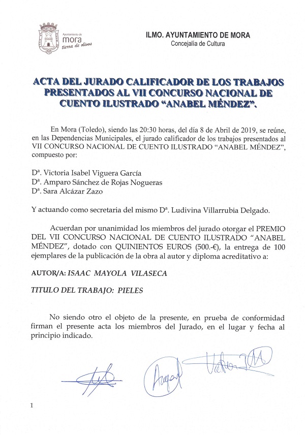 Acta del jurado