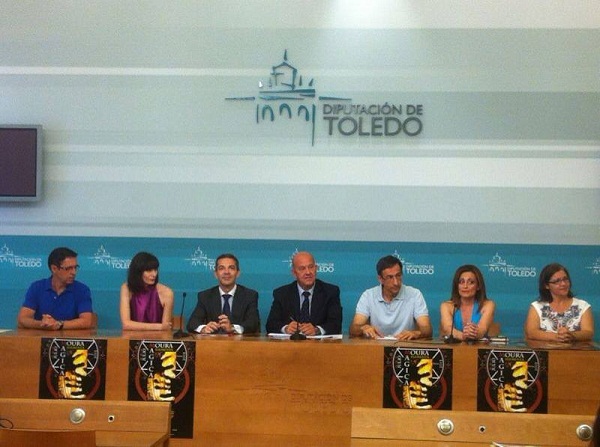Imagen de la presentacin del Festival, esta maana en la sala de prensa de la Diputacin de Toledo.