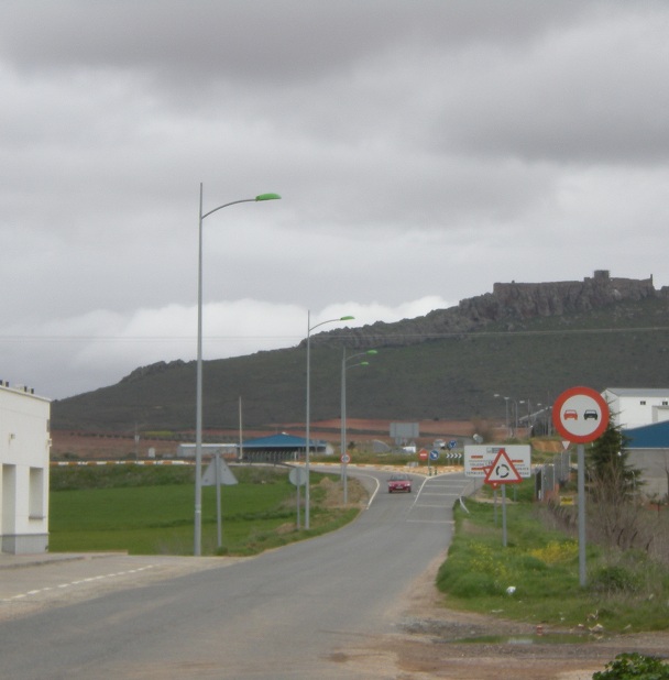 Ubicacin de las farolas colocadas en la Avda. del Olivo.