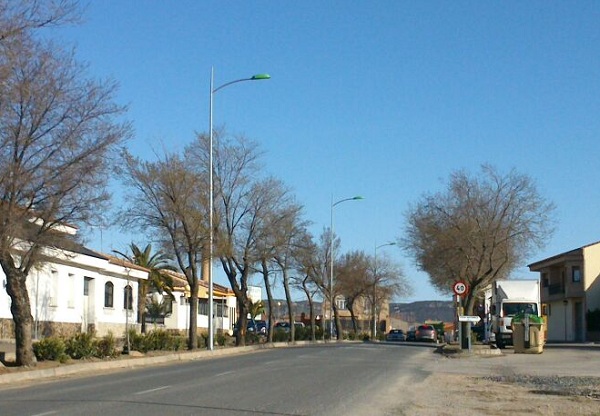 Ubicacin de las farolas colocadas en la C/ Toledo.